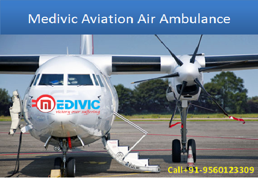 Medivic Air Ambulance and train ambulance in Delhi with doctor service